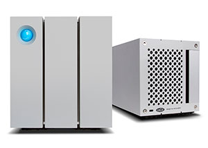 LaCie 2big Thunderbolt 2 Front and Rear View