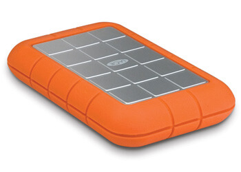 LaCie Rugged Triple USB 3.0 Right Front Angle View